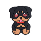 Dog shaped silicone focal bead