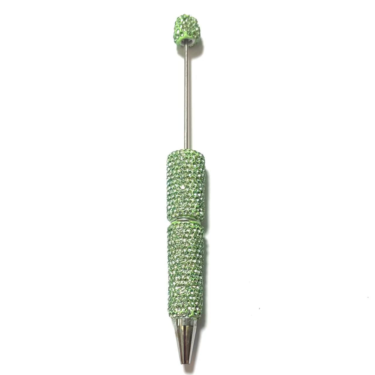 10pcs Solid Color Rhinestone Beadable Pens