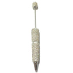10pcs Solid Color Rhinestone Beadable Pens