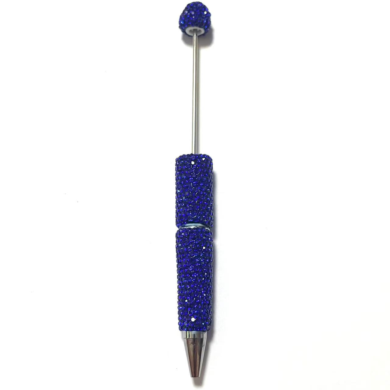 10pcs Solid Color Rhinestone Beadable Pens