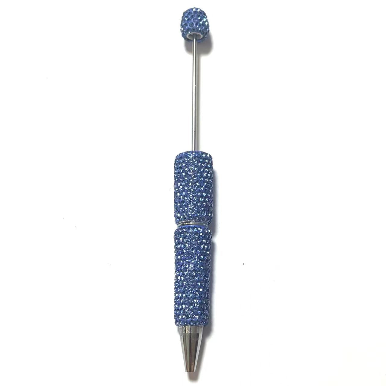 10pcs Solid Color Rhinestone Beadable Pens