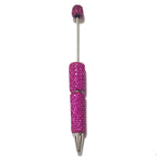 10pcs Solid Color Rhinestone Beadable Pens