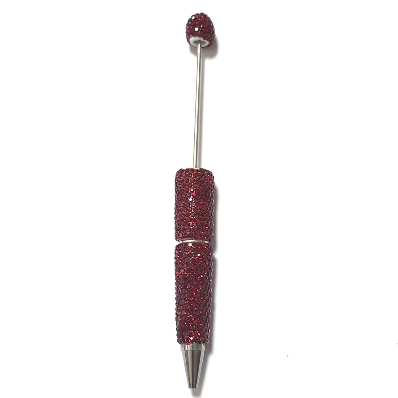 10pcs Solid Color Rhinestone Beadable Pens