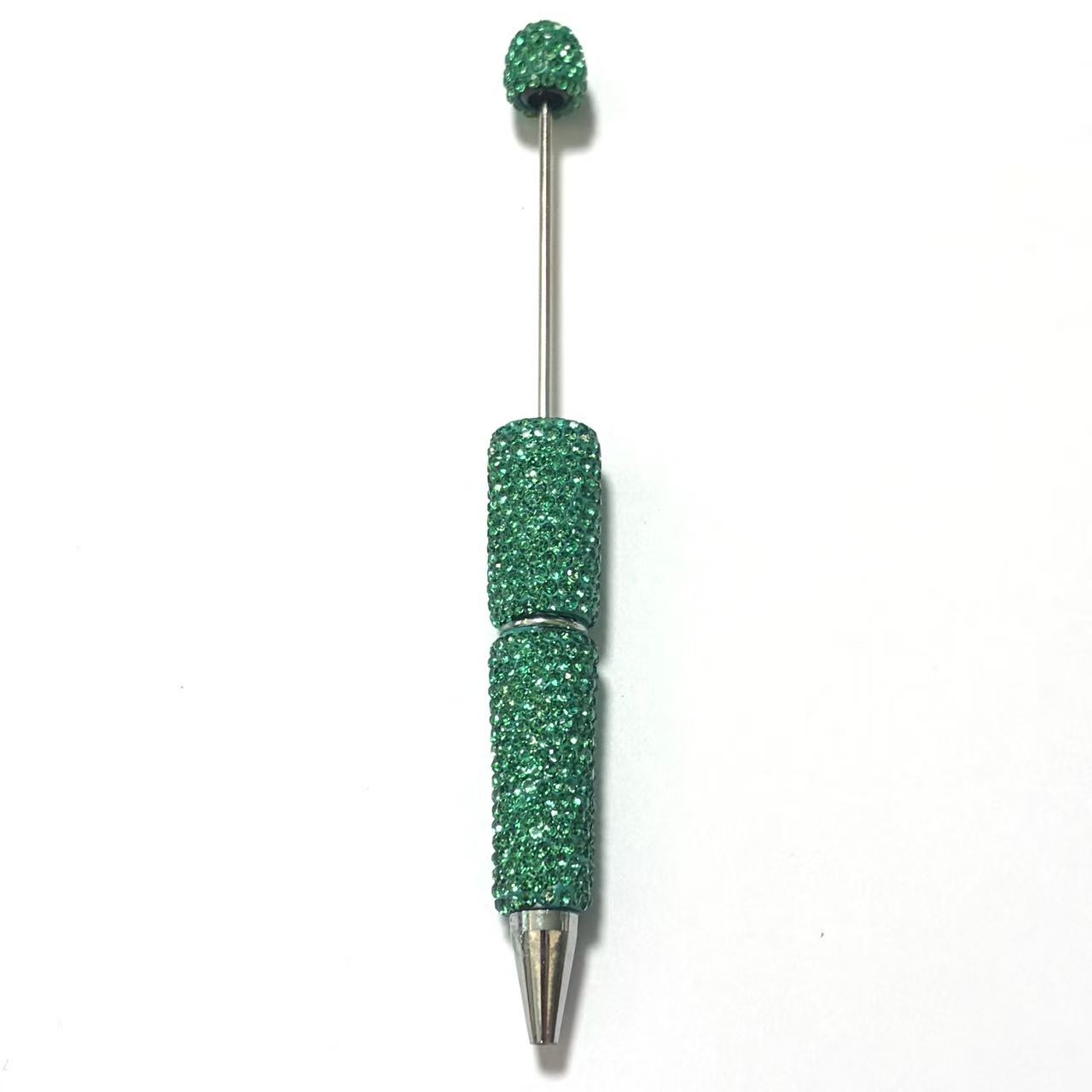 10pcs Solid Color Rhinestone Beadable Pens