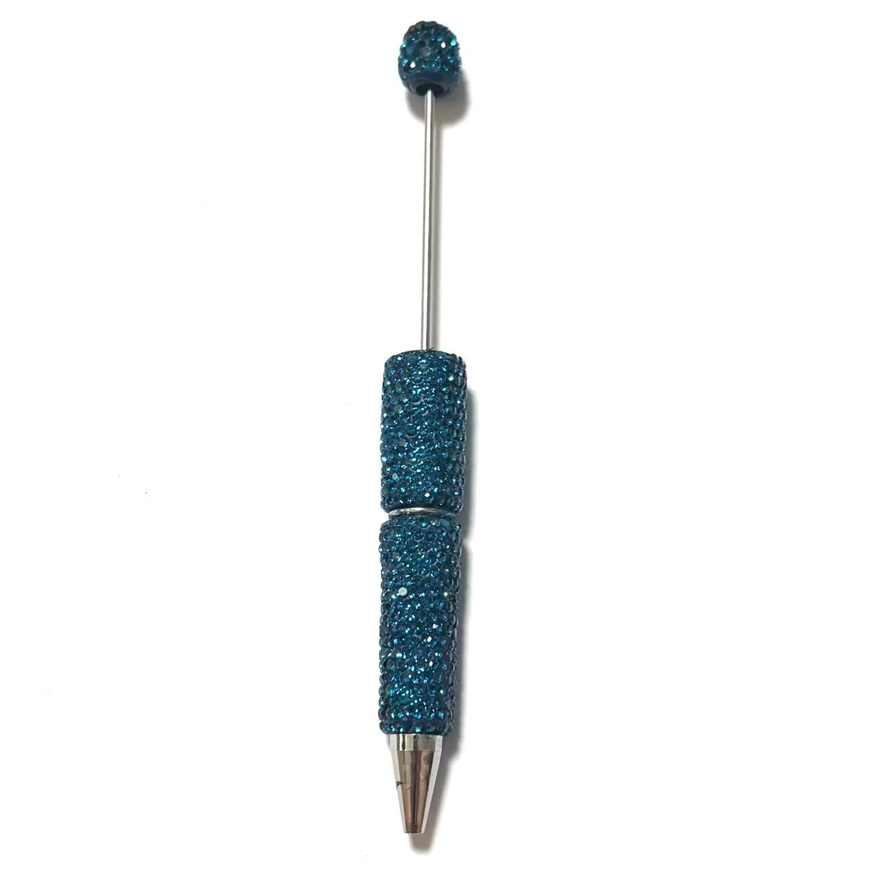 10pcs Solid Color Rhinestone Beadable Pens