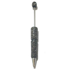 10pcs Solid Color Rhinestone Beadable Pens