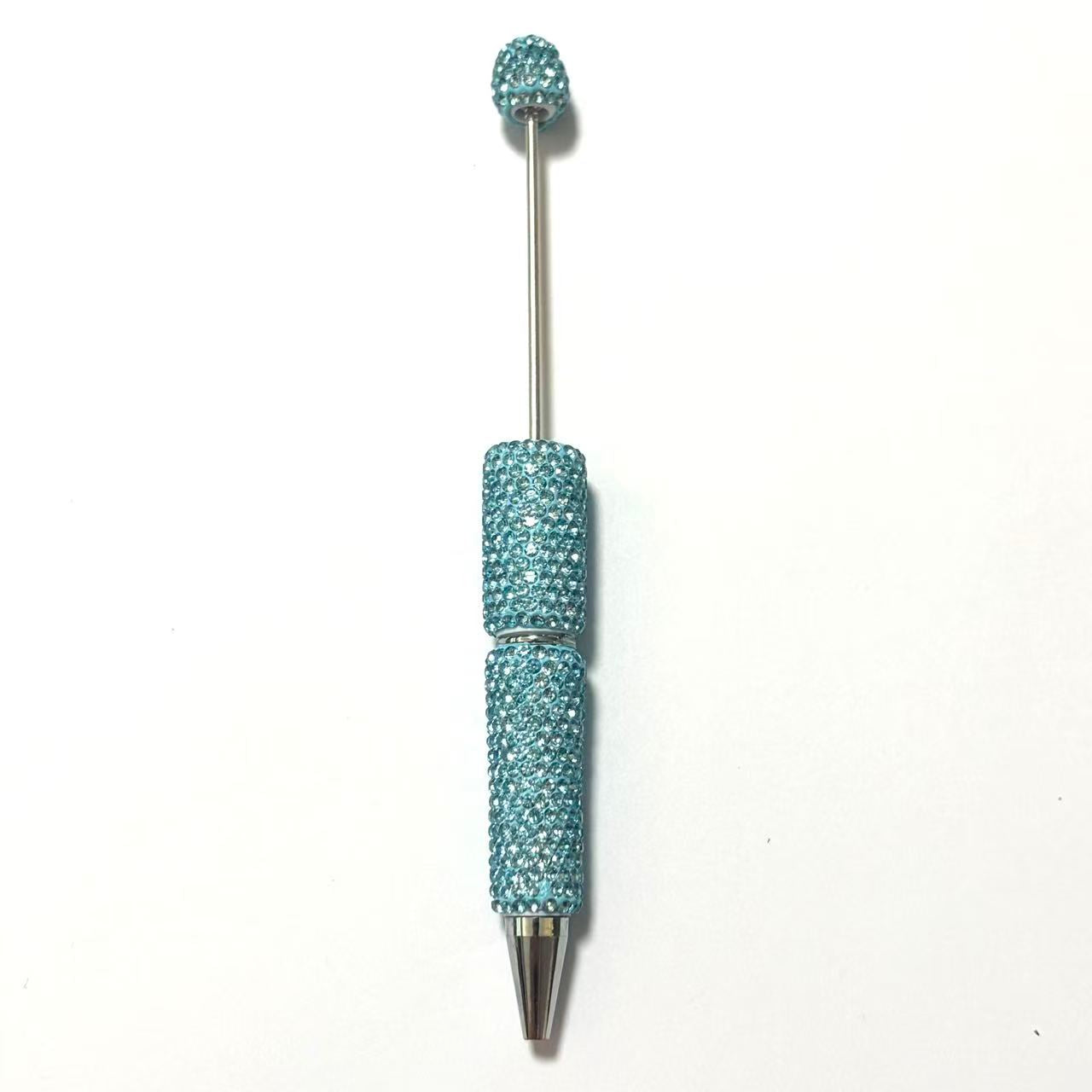 10pcs Solid Color Rhinestone Beadable Pens