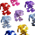 Metallic Plated Alloy Flower Spacer Bead 50pcs/bag
