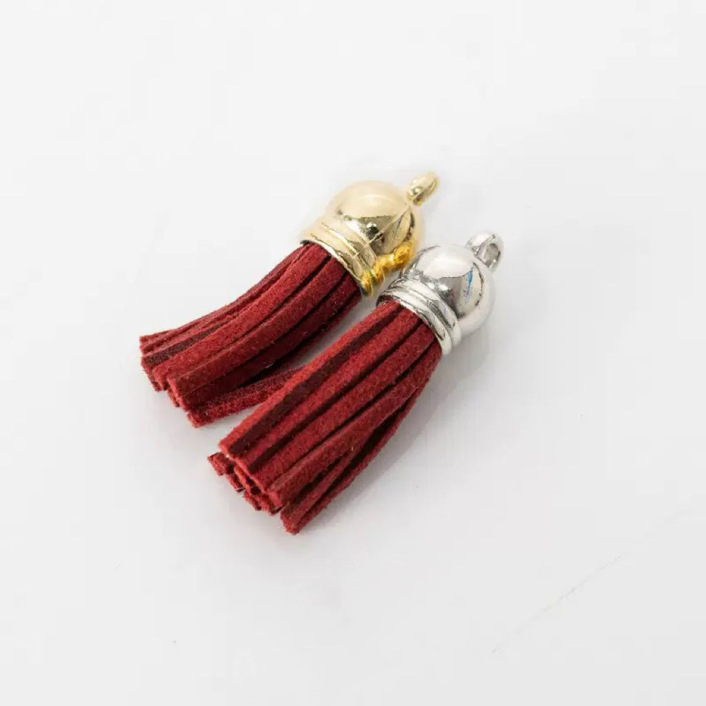 Velvet Tassel Charms | 3cm Mini Fringe Pendants for DIY Jewelry, Keychains, Bag Decor & Bohemian Crafts 30pcs/bag