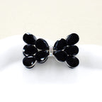 Kimhatter 3D Mocha Bow Double-Sided Crystal Glass Alloy Bead 2pcs/bag
