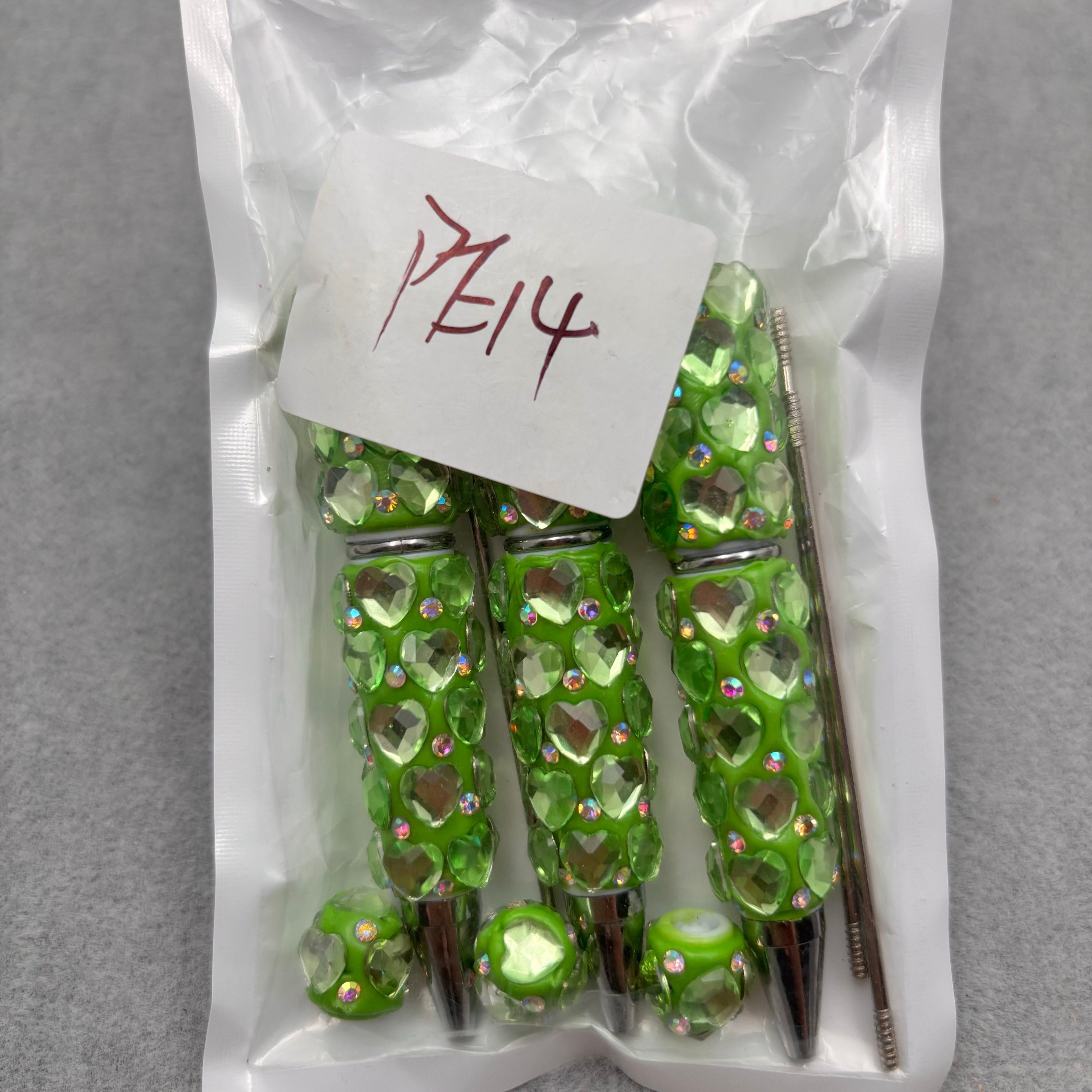 3pcs  Rhinestone Beadable Pens  PE