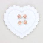 Kimhatter Mocha Alloy Bow Tie Bead with Colorful Diamond Balls 2pcs/bag