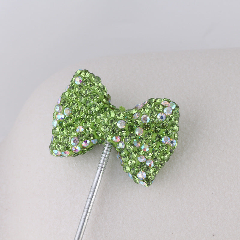 Kimhatter Bow Rhinestone Beads for Beadable Pen 3PCS/BAG (KHR03)