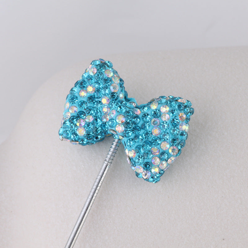 Kimhatter Bow Rhinestone Beads for Beadable Pen 3PCS/BAG (KHR03)