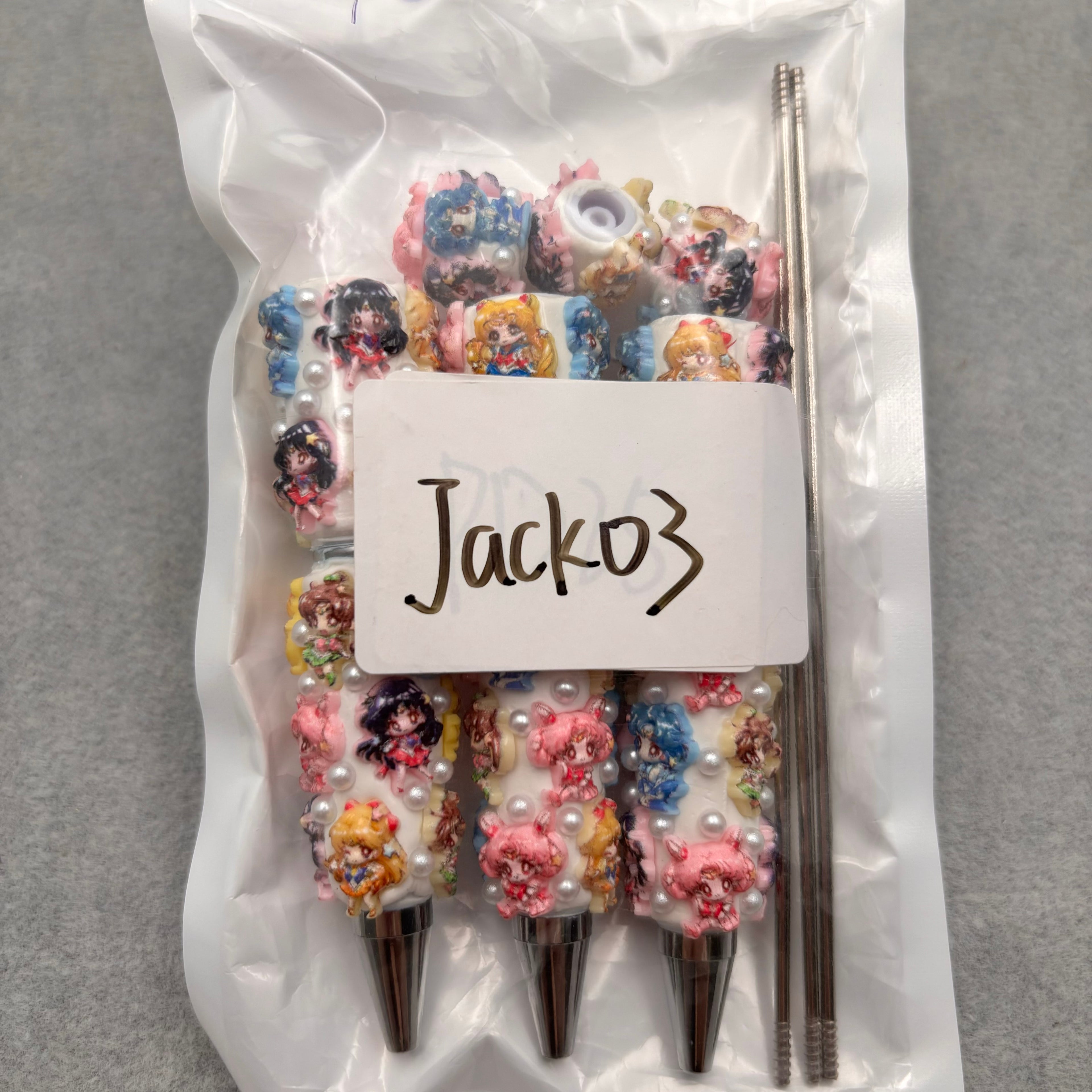 3-Pack Beadable Pens
