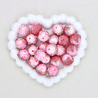 Heavy Duty Polymer Clay Pinecone & Pumpkin Beads with Full Crystal Coverage