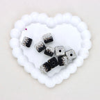 Kimhatter 16mm Square Ombre Gradient Polymer Clay Beads 6pcs/bag