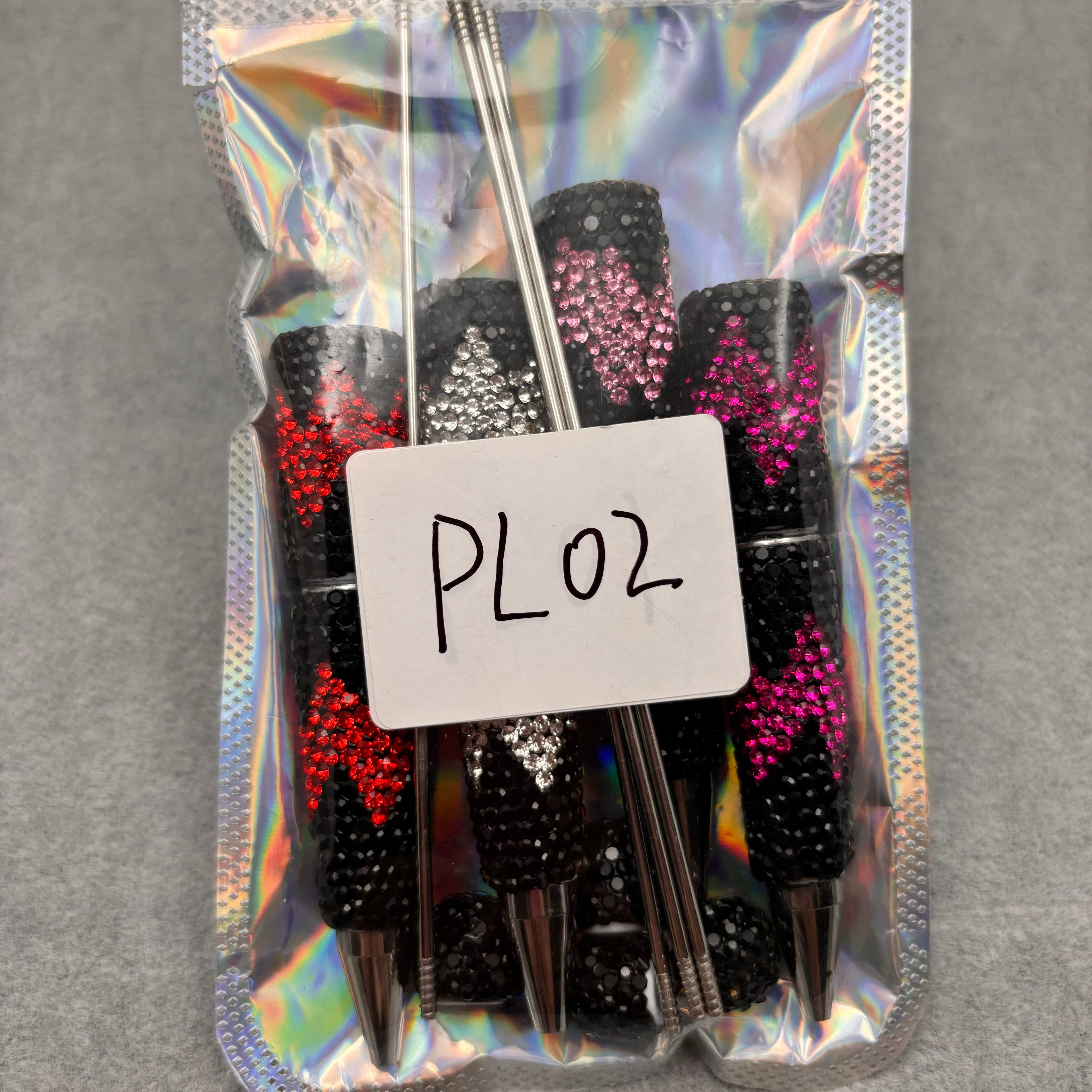 4pcs  Rhinestone Beadable Pens  PL