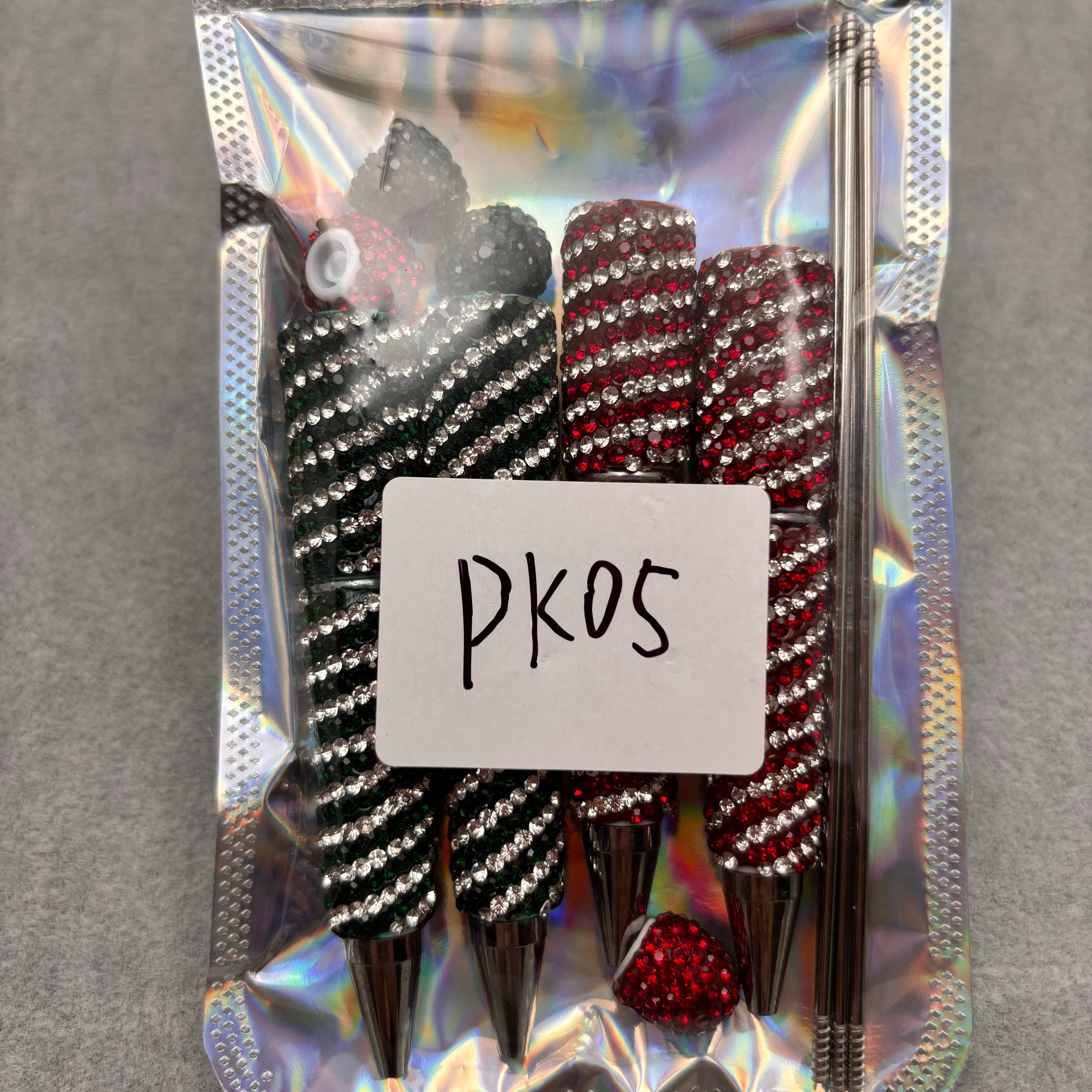 4pcs  Rhinestone Beadable Pens  PK
