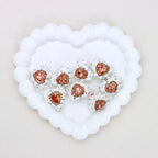 Kimhatter Pearl Heart Diamond Ball Beads with Straight Hole