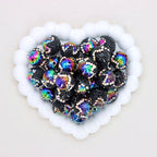 Heavy Duty Polymer Clay Pinecone & Pumpkin Beads with Full Crystal Coverage