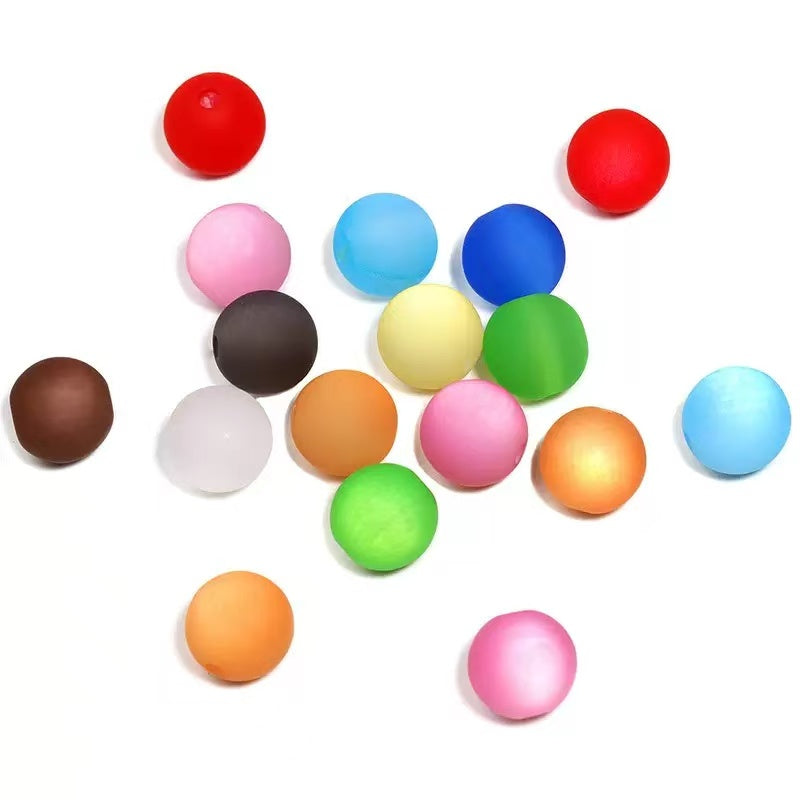 Matte Cat's Eye Acrylic Resin Beads