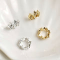 14K Gold Plated Zircon Butterfly Spacer Bead 40pcs/bag