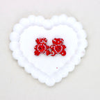 Stardust Full Crystal Bear Heart Zircon Diamond Ball Bead