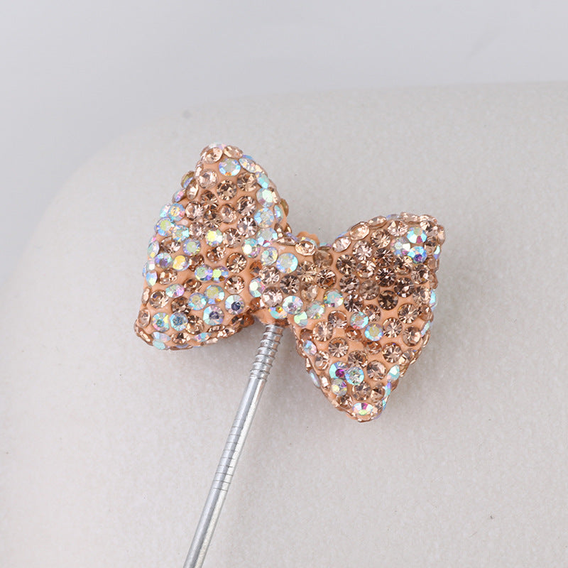 Kimhatter Bow Rhinestone Beads for Beadable Pen 3PCS/BAG (KHR03)