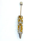 6-Pack Crystal Pens — Sparkling Rhinestone Beaded Pens
