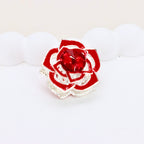 Kimhatter Heavy Duty Double-Sided Alloy Rose Flower Diamond Ball Bead