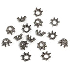 Mini Crown Rhinestone Spacer Beads 20pcs/bag