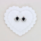 Kimhatter Heavy Duty Double-Sided Crown Alloy Bead with Rhinestones 2pcs/bag