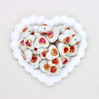 Classic Bubble Beads Heart Western-Style Polymer Clay Diamond Ball Bead