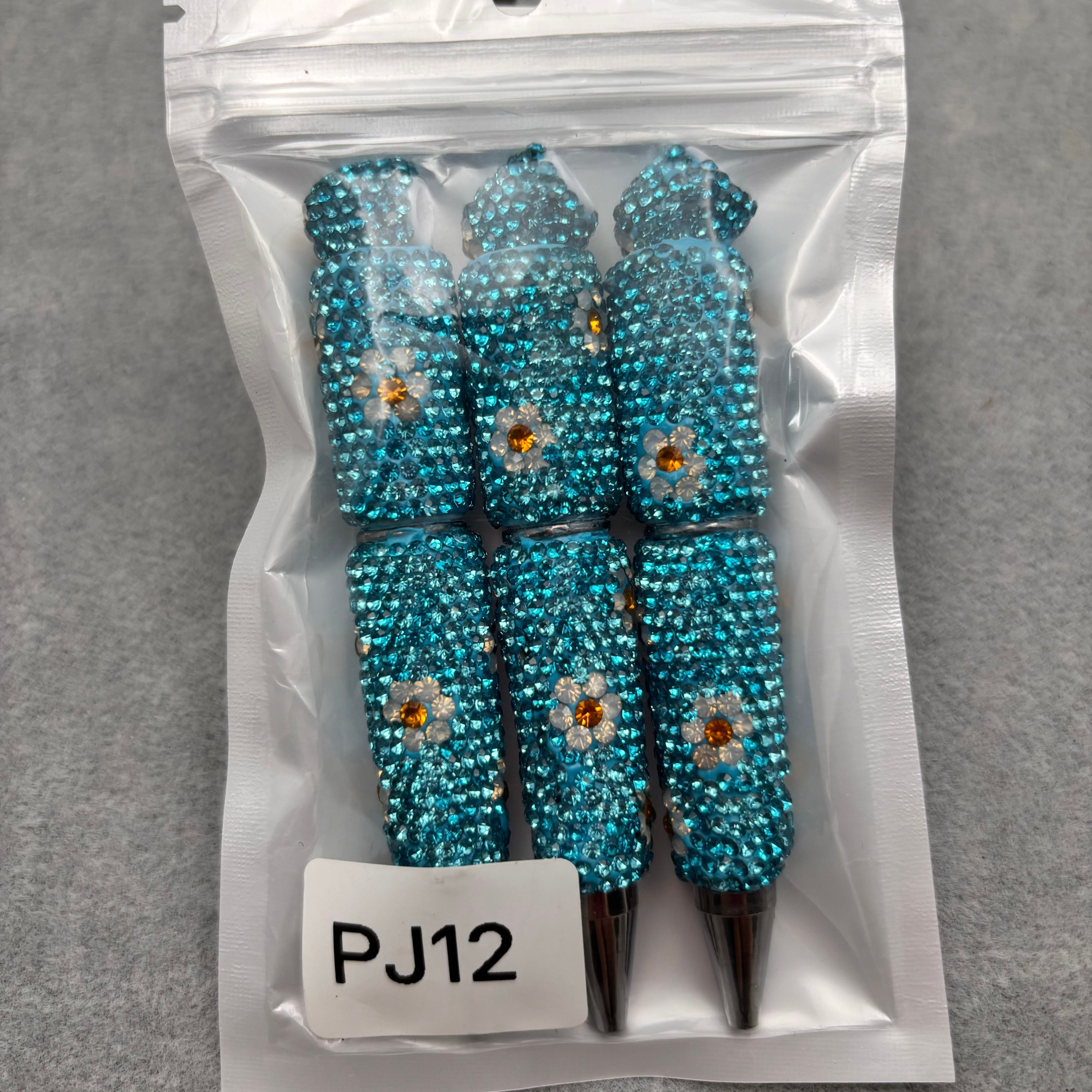 3pcs  Rhinestone Beadable Pens  PJ
