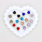 Kimhatter Mocha Alloy Bow Tie Bead with Colorful Diamond Balls 2pcs/bag