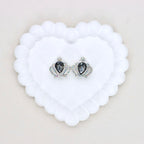 Kimhatter Heavy Duty Double-Sided Crown Alloy Bead with Rhinestones 2pcs/bag
