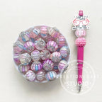 Colored Rhinestone Sparkle Beads, Fancy Beads, Bling Beads