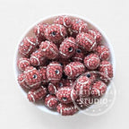 New Rhinestone American Football Acrylic Beads,Loose Beads,Wholesale Beads