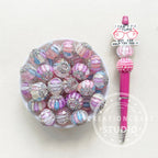 Colored Rhinestone Sparkle Beads, Fancy Beads, Bling Beads