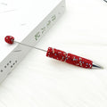Sparkle Rhinestone Pen DIY Beaded Pen,Fancy Beadable Pens Bar Blank,Rhinestone Polymer Clay Beadable Pen,Ballpoint Pen