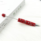 Sparkle Rhinestone Pen DIY Beaded Pen,Fancy Beadable Pens Bar Blank,Rhinestone Polymer Clay Beadable Pen,Ballpoint Pen
