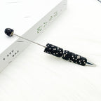 Sparkle Rhinestone Pen DIY Beaded Pen,Fancy Beadable Pens Bar Blank,Rhinestone Polymer Clay Beadable Pen,Ballpoint Pen