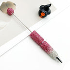 Sparkle Rhinestone Pen DIY Beaded Pen,Fancy Beadable Pens Bar Blank,Rhinestone Polymer Clay Beadable Pen,Ballpoint Pen