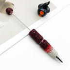Sparkle Rhinestone Pen DIY Beaded Pen,Fancy Beadable Pens Bar Blank,Rhinestone Polymer Clay Beadable Pen,Ballpoint Pen
