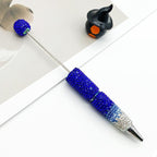 Sparkle Rhinestone Pen DIY Beaded Pen,Fancy Beadable Pens Bar Blank,Rhinestone Polymer Clay Beadable Pen,Ballpoint Pen