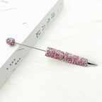 Sparkle Rhinestone Pen DIY Beaded Pen,Fancy Beadable Pens Bar Blank,Rhinestone Polymer Clay Beadable Pen,Ballpoint Pen