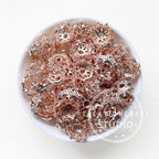 AB Rhinestone Metal Bead Cap fit 16mm Round Beads,Bead Cap,Fancy Bead Cap