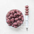 New Rhinestone American Football Acrylic Beads,Loose Beads,Wholesale Beads