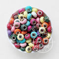 UV Tire Resin Large Hole Beads,Rondelle Beads,DIY Beadable Pen